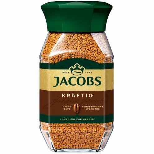 قهوه فوری جاکوبز سری کرفتیگ روسیه 190 گرمی